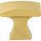 Jeffrey Alexander 1-1/4" Overall Length Brushed Gold Flared Philip Cabinet Knob 767BG - alternate 4